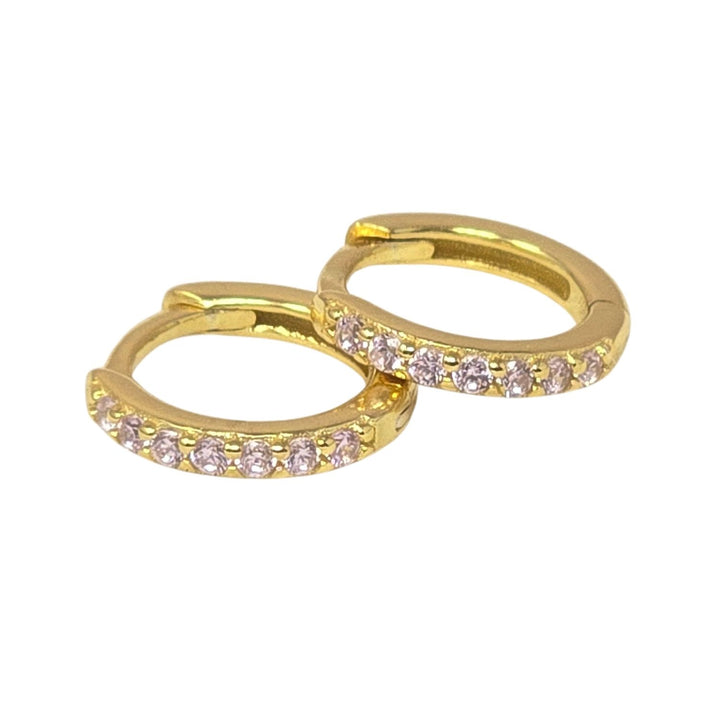 Alexandrite June Birthstone Small Huggie Hoop Earrings