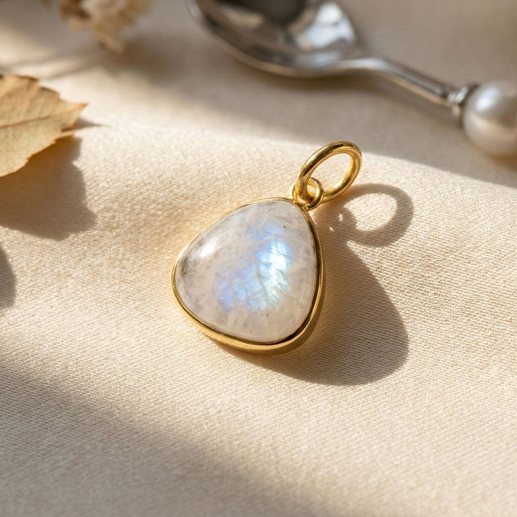 18ct Vermeil Bezel Pendant