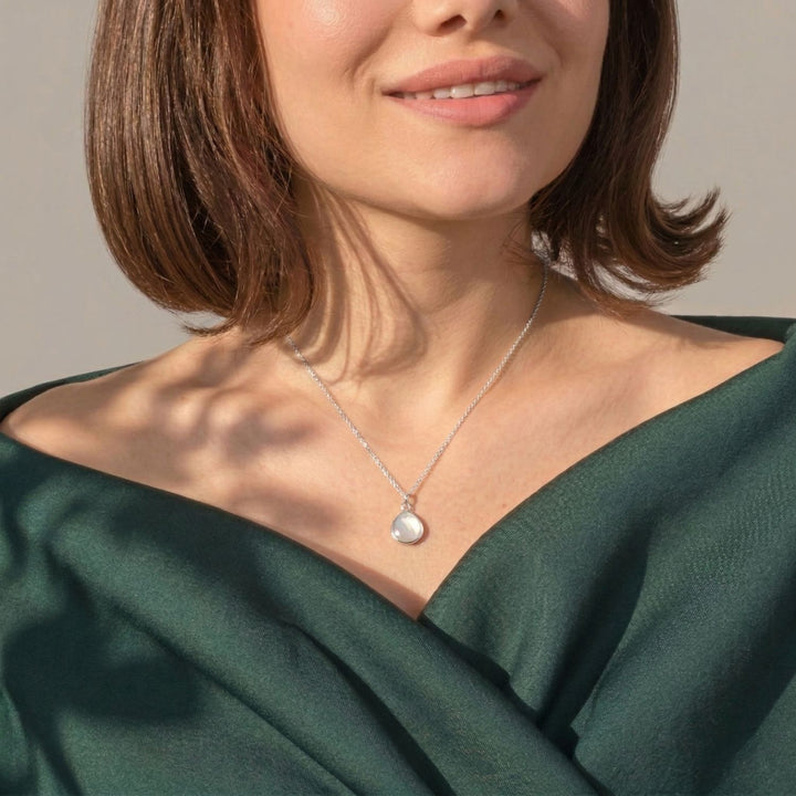 Moonstone June Birthstone 925 Sterling Silver Necklace