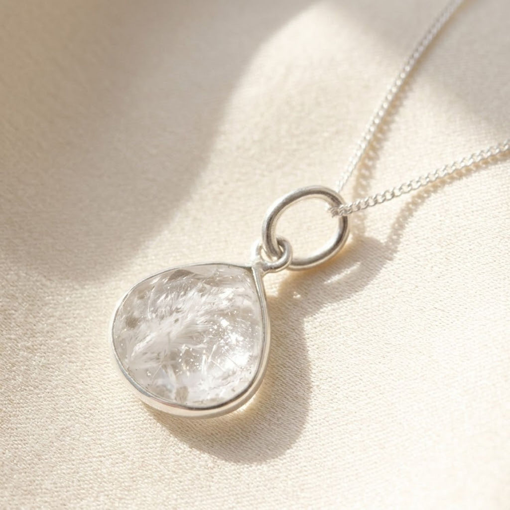Crystal Sterling Necklace