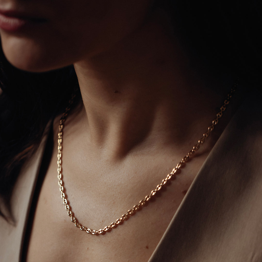 Coffee Bean Necklace Luxe