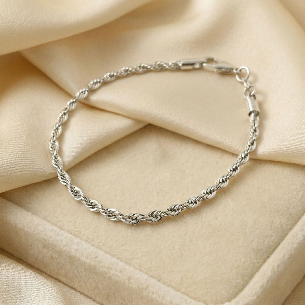 Rope Chain Shiny Minimalist Elegant Bracelet