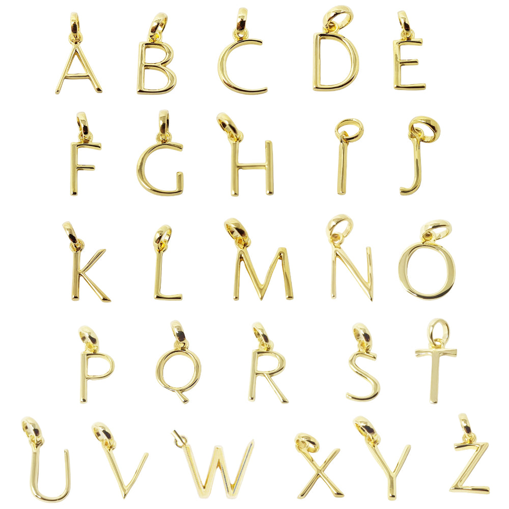 Personalised Initial Pendant - Gold